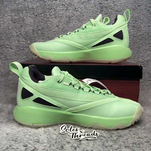 Adidas Dame Certified 2 Low Size 13 Men Basketball Semi Green Spark Aurora - Picture 2 of 7